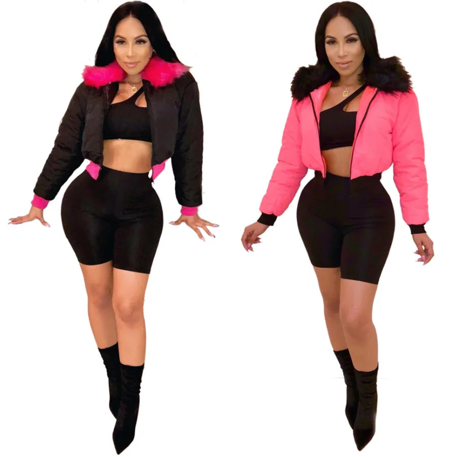 

Women's fashion Winter loose down cotton padded jacket