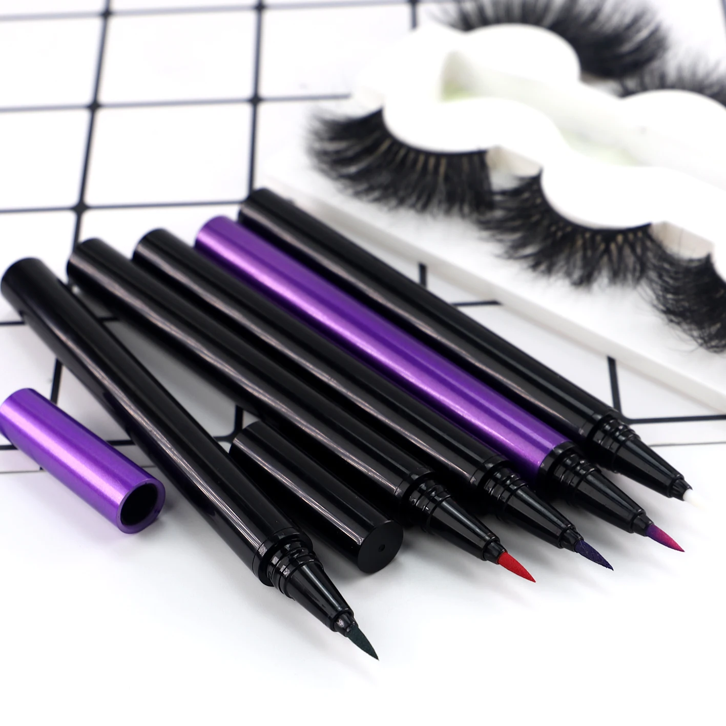 

Waterproof liquid lash adhesive eyeliner pen