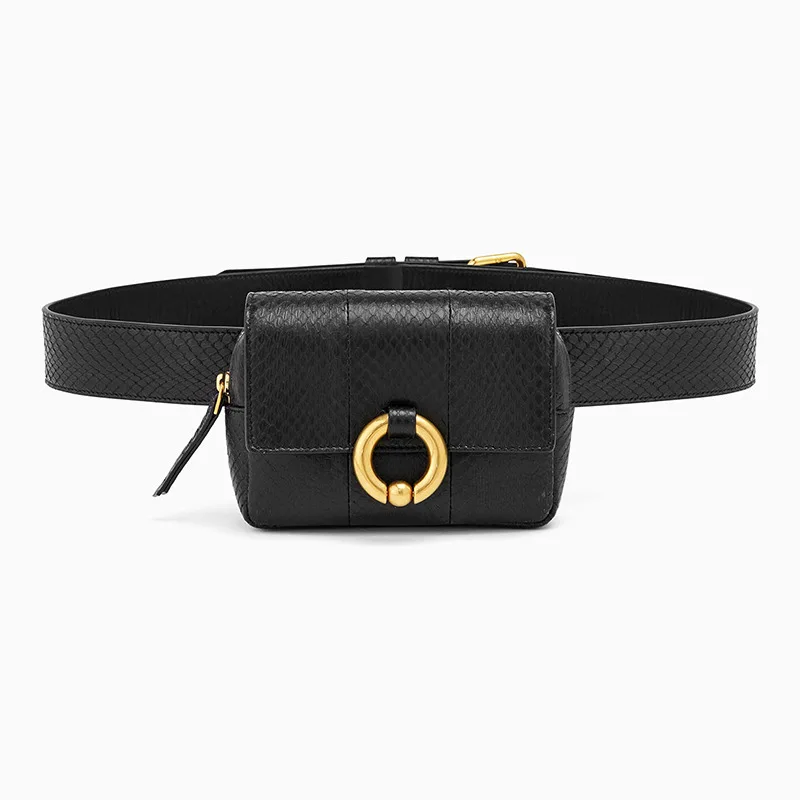 

Lady trend Waist Bag for woman Mini Round Belt Bag Fashion Quilted Leather woman fanny pack waist bag women