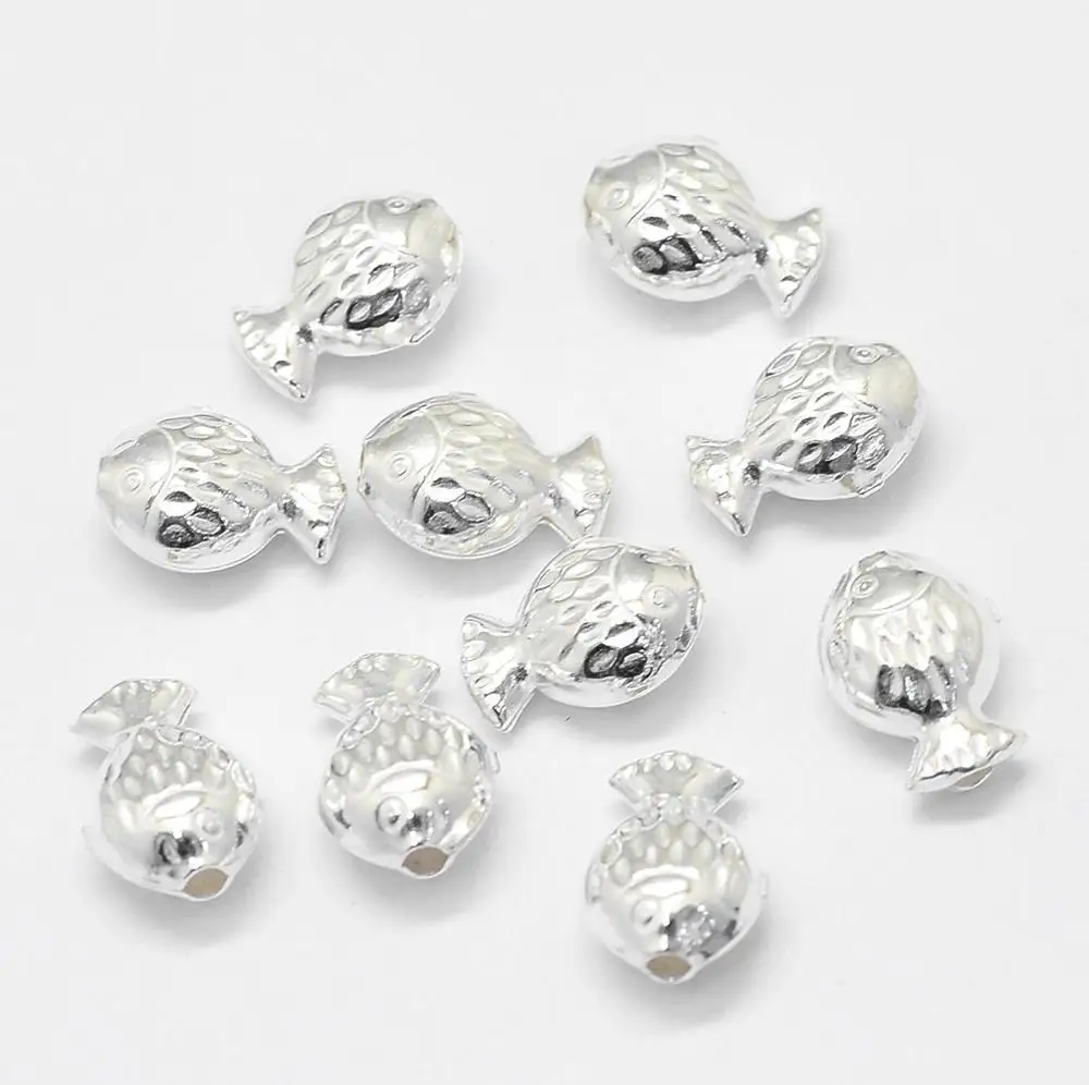 

Pandahall Fish Shape Sterling Silver Beads for Jewelry Making
