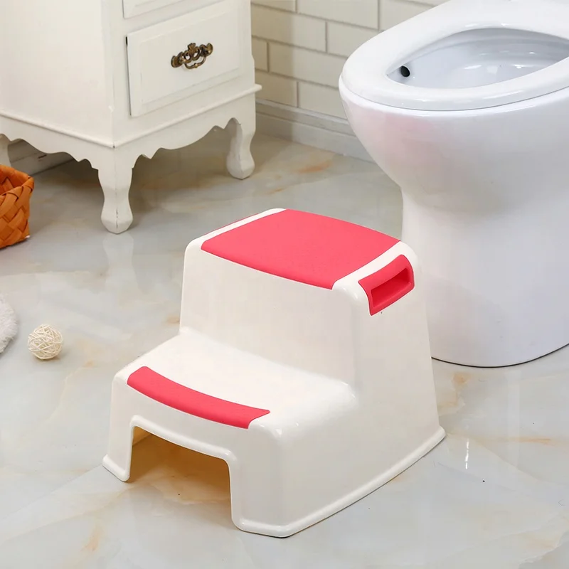 
Plastic Portable Baby 2 Step Stool for Potty Kids Footstool 