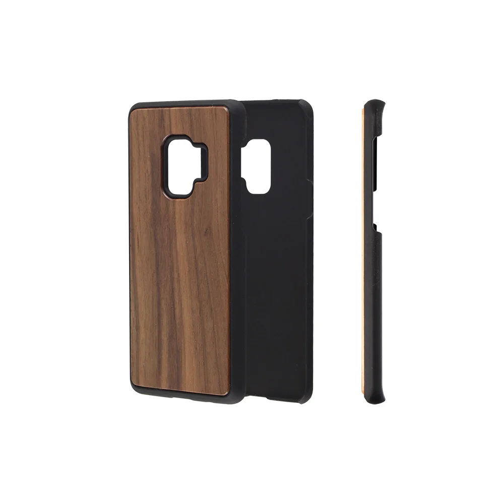 

Anti-fall PC Hybrid Phone Cover For Samsung Galaxy S9 Wooden Phone Case
