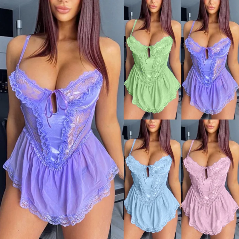 

sexy fat wom sex xxl lingerie women's lace sleepwear nightgown sleep dress hot fashion plus size big size nightdress