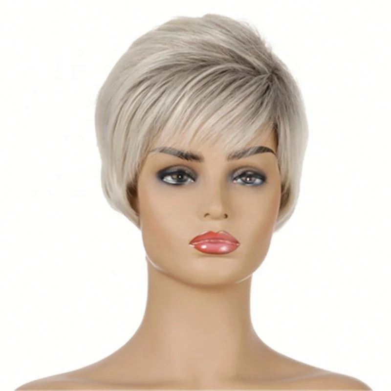 

Jhcentury Fashion New Women Short Curly Hair Wigs Classic High Quality Synthetic Hair Wig