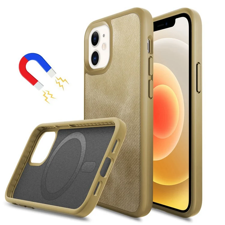 

2021 360 degree protective transparent magnetic mobile phone accessories case cover with wireless charging