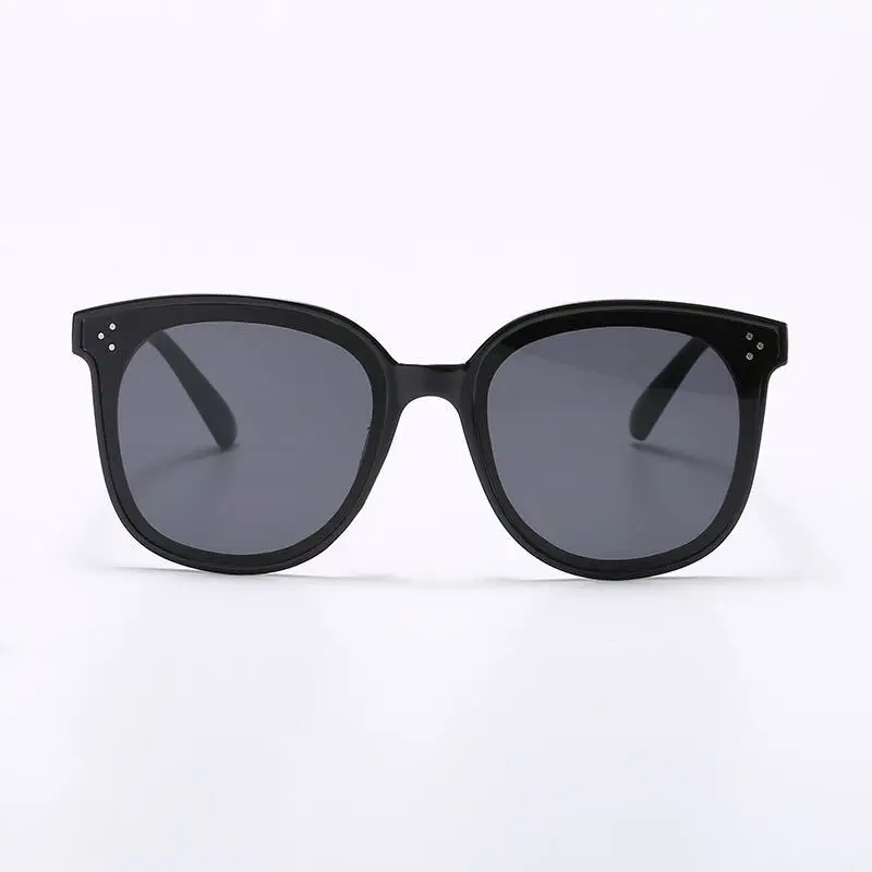 

Full frame bright black color frame rectangle sunglasses mirror black lens premium gentle flying monster sunglasses for men