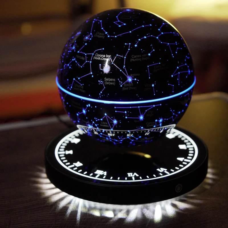 

HCNT New Magnetic Floating Starry Light Ball LED RGB Starlight Table Lamp Sunset Light for Home Decor Gift