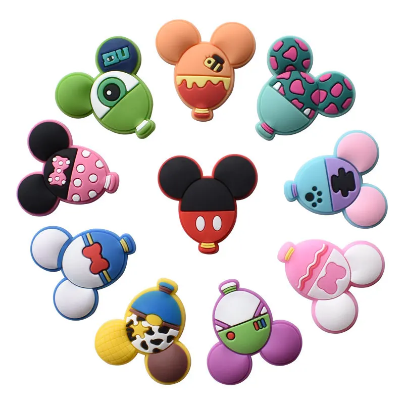 

2000 assorted designs new cute mouse promotional shoes decoration charms soft PVC shoe charms