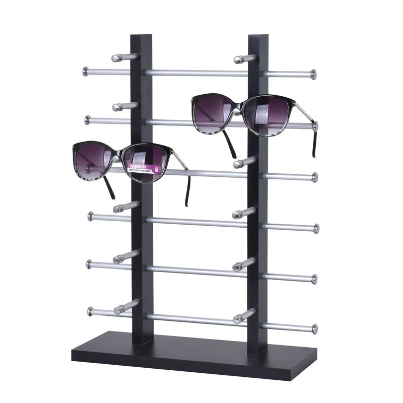 

BY-102 8/10/12 Eyeglass frame displays Wood Sunglasses display racks accessories Show Stand Jewelry Holder