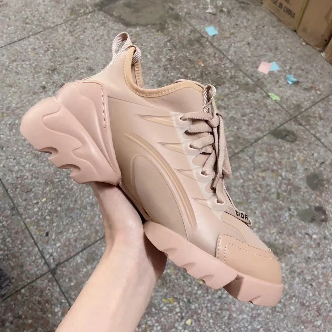 

2021 Custom Wholesale Casual Ladies Shoes Comfortable Sport Lady White Chunky Womens Fashion Sneakers, Customized color