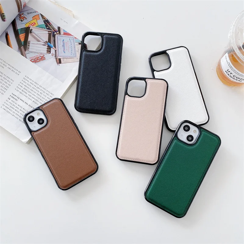 

New arrival 2022 pu leather phone case for iphone 11 and 12 series 6plus back phone cover for ladies