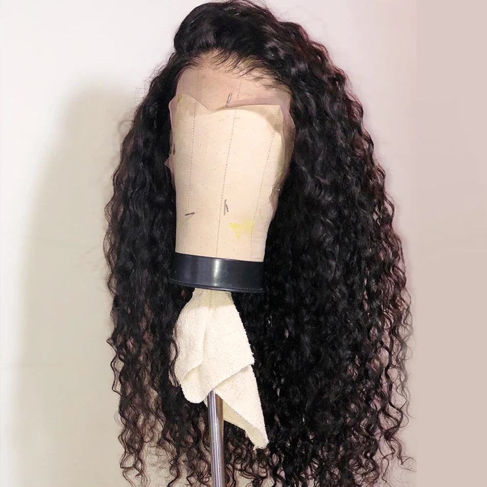 

Addictive Natural preplucked wigs 30 inch wholesale wigs 100% human hair vendors water wave lace front human hair wig