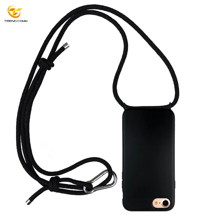 

Detachable Necklace Cell Phone Case Strap Anti-fall Protective Crossbody Phone Case For iPhone SE, Many color for you choose