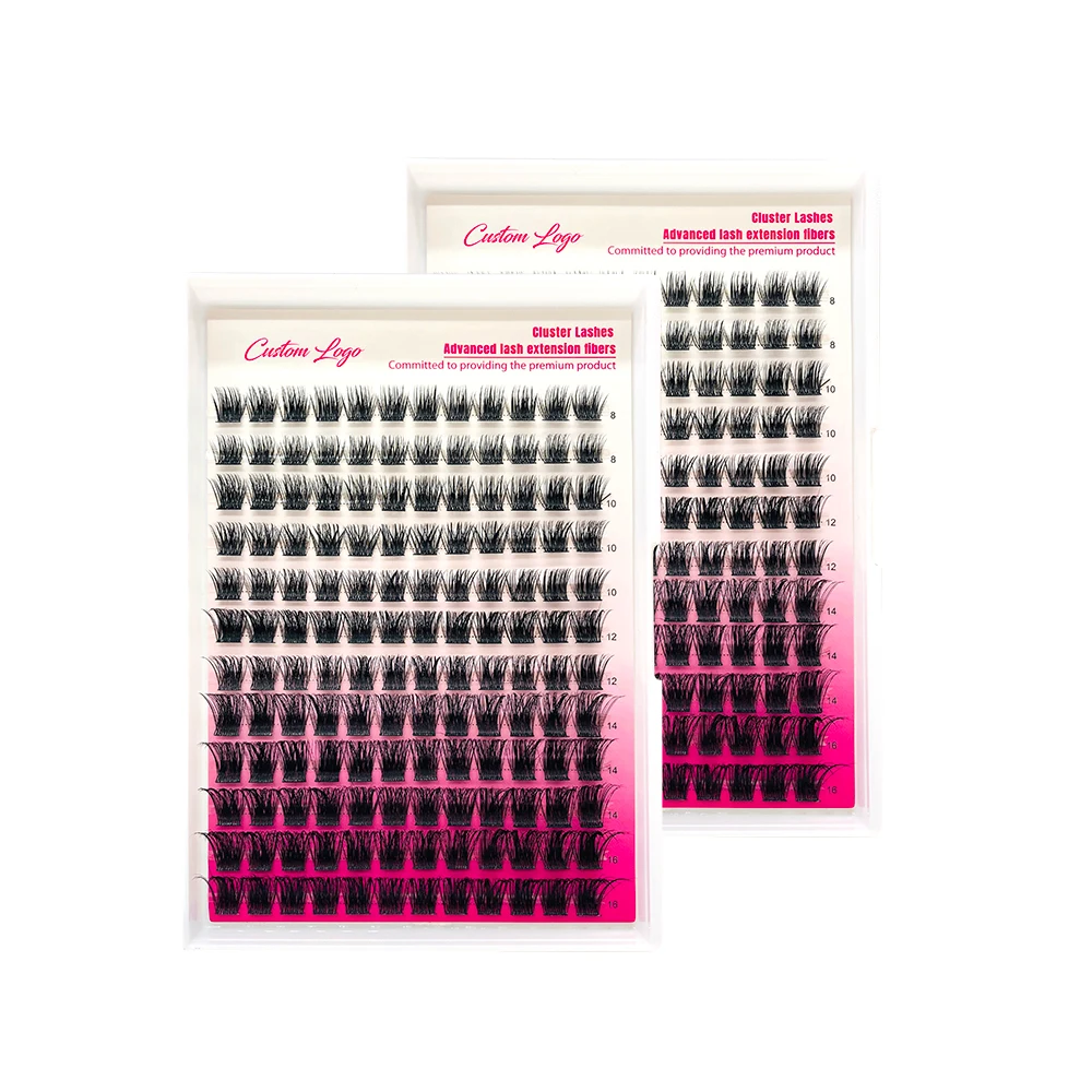 DIY Eyelash Extension Kit Handmade C Curl Lash Clusters
