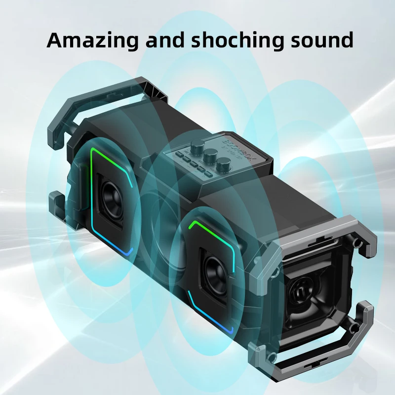 amazon Factory Hot Sale Portable 30W Bluetooth 5.0 DJ Karaoke Mini Speaker Boombox speaker - ANKUX.COM