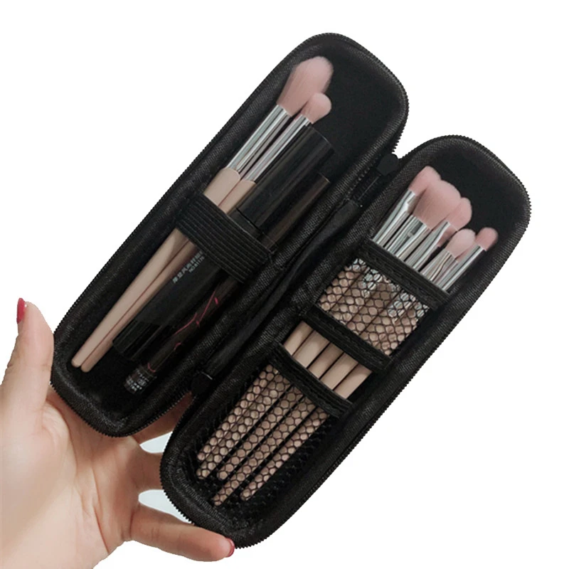 

Small Black Makeup Brushes Case Waterproof Makeup Brush Hard Case