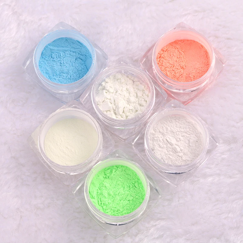 

Glow in the Dark Pigment for Nail Dip Powder Epoxy resin DIY Craft Plastic Screen Printing Material Luminous Powder Pigment, 12 colors