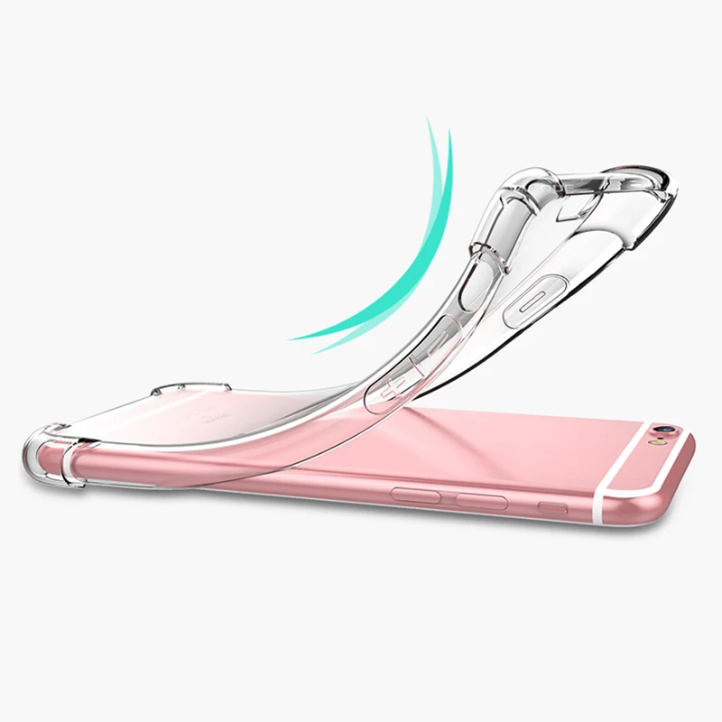 

2020 Hot Amazon Top Seller Wholesale Cell Phone Case Thin For Apple Iphones 6S/7/8/11 Phone Case Silica Gel Phone Case, Transparent