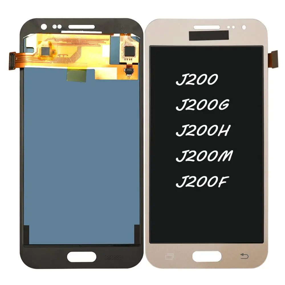 

Factory price for samsung galaxy TFT j2 LCD 2015 display J2 J200 J200F J200M J200H LCD touch J2 screen, White/black/gold,samsung j2 touch screen