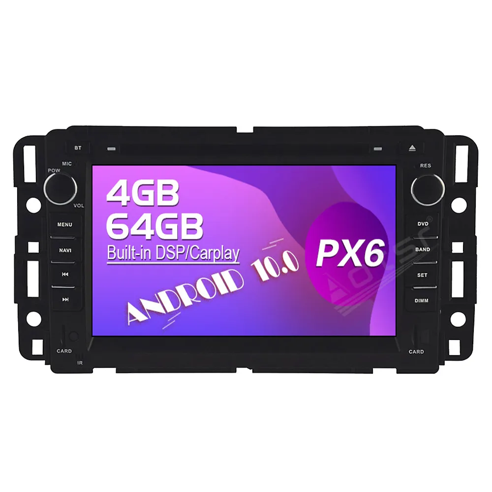 

64G Android Touch Screen Car Video Radio Stereos DVD Player Multimedia System For GMC Yukon Tahoe 2007-2012 GPS Navigation