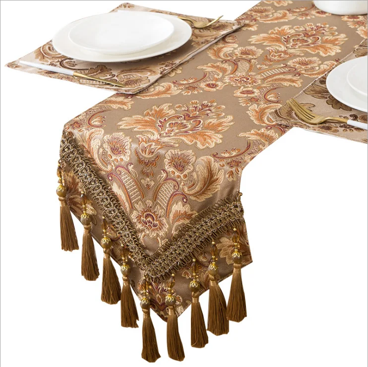 
New European classical dining art coffee table dining table rectangular coffee non slip table runner  (62261858963)
