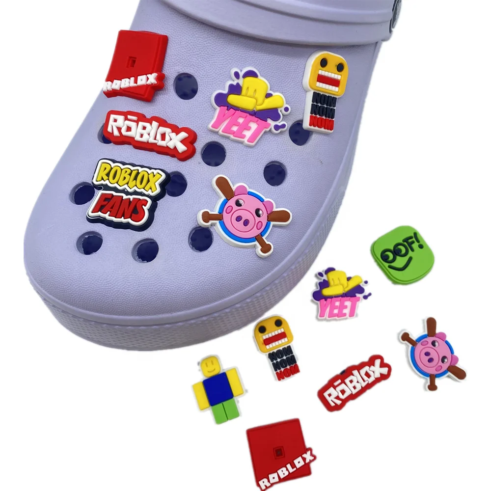 

Game wholesale roblox PVC CLOG charms party gifts PVC shoes charms for shoe charm decoration