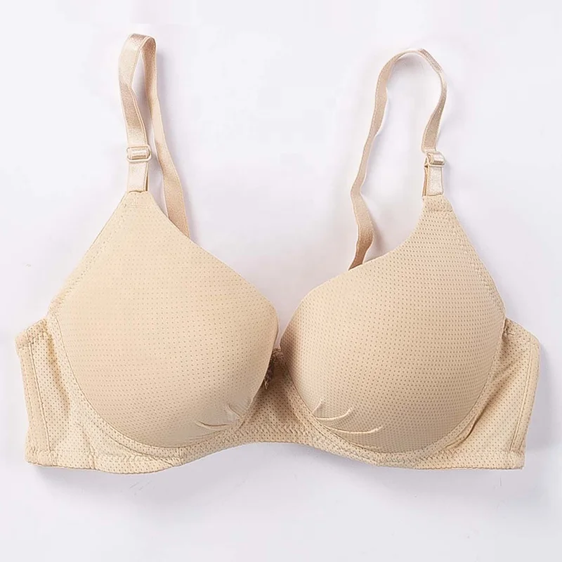 

Wholesale women's lingerie hot girl decorative ring sexy mesh breathability push up underwire bra, 6 assorted colors
