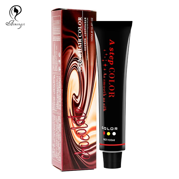 

2019 Professional Ammonia Free Permanent Hair Color Dye Cream For Salon, 25 colors