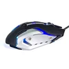 BST-Q2A LED Logo light 4D Optical Gaming Mouse - Backlight Effects - DPI Adjustment 1600 - Ergonomic USB Wired Mice for Gamer