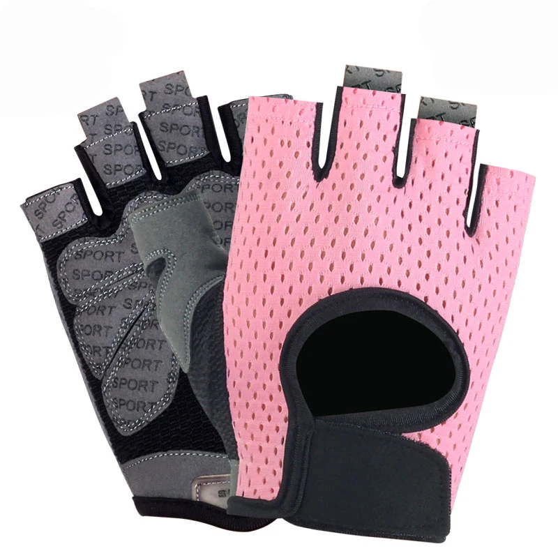 

Hampool Customized Women Half-finger Fitness Gym Gloves, Custom color