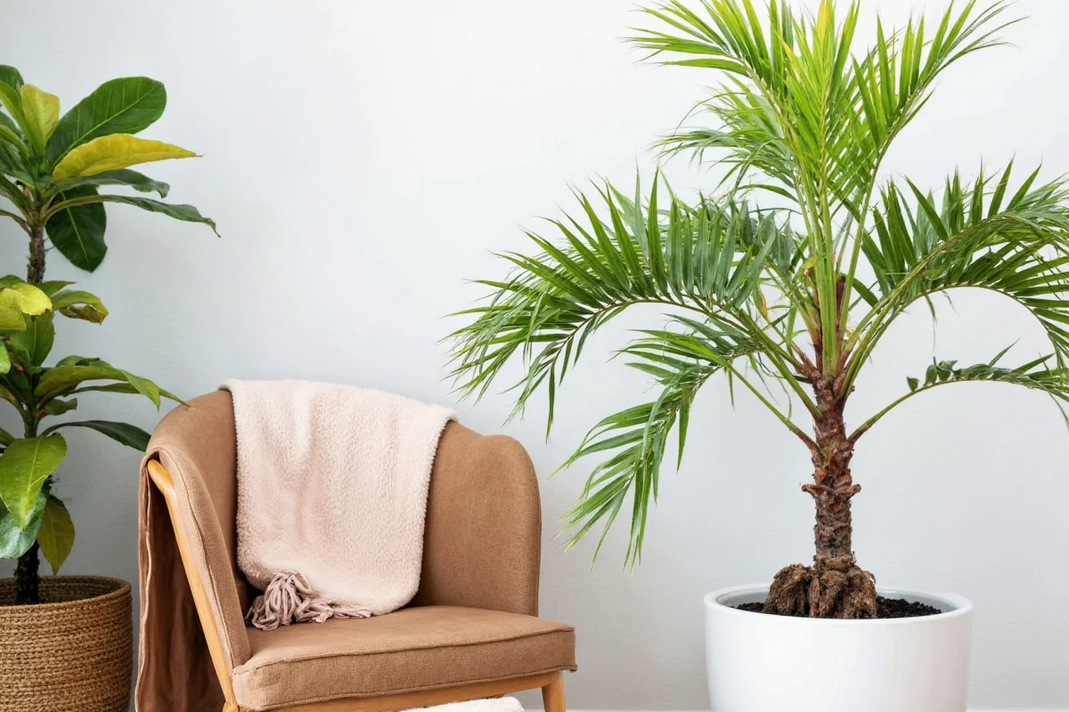 how to care for indoor palm plants