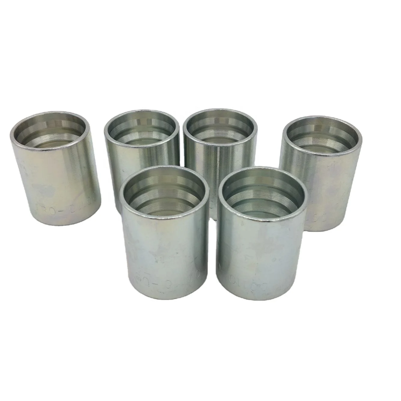 

00210-08 hydraulic rubber hose fittings and crimping ferrules
