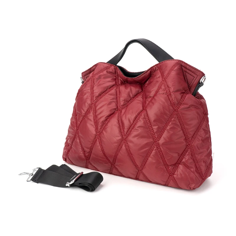 

Women Handbags New Fashion 2023 Puffer Women's Tote Bags Fluffy Lightweight Quilted Crossbody Shoulder Bag For Custom Logo