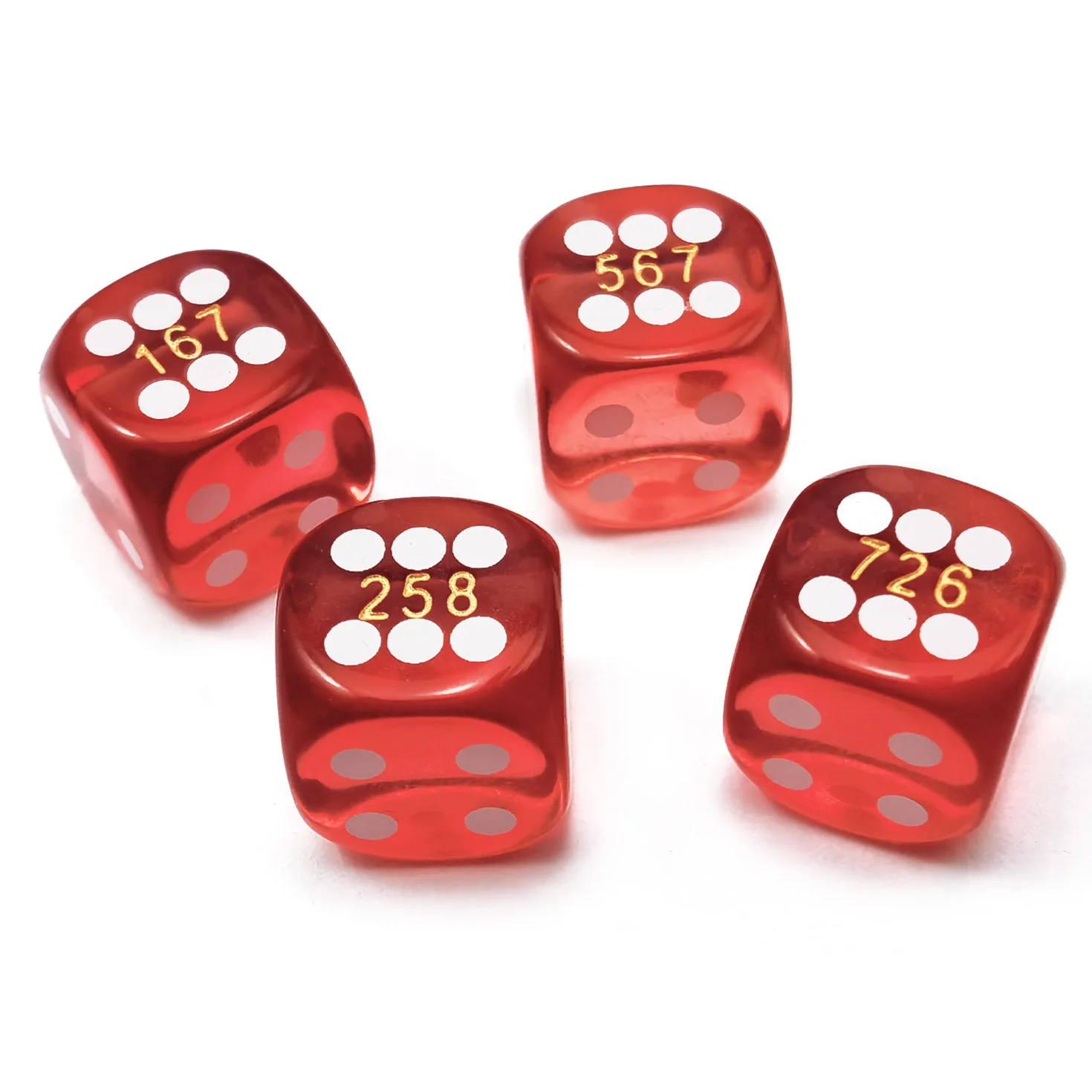 

14.5MM Printing Precision Dice 0.57inch with Serial Numbers