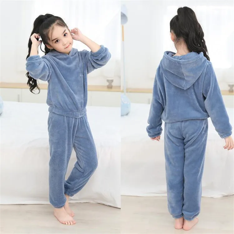 

Children's fairy warm suit autumn and winter thickening girls boys warm pajamas pajamas boys and girls home service
