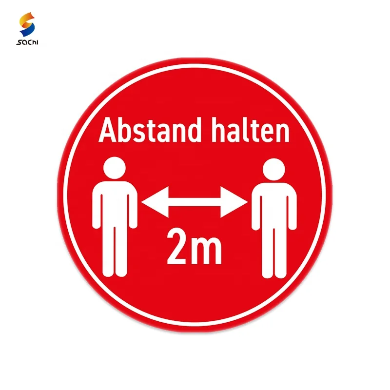 Custom Removable Keep Safe Distance Floor Stickers,Keep Social Distance