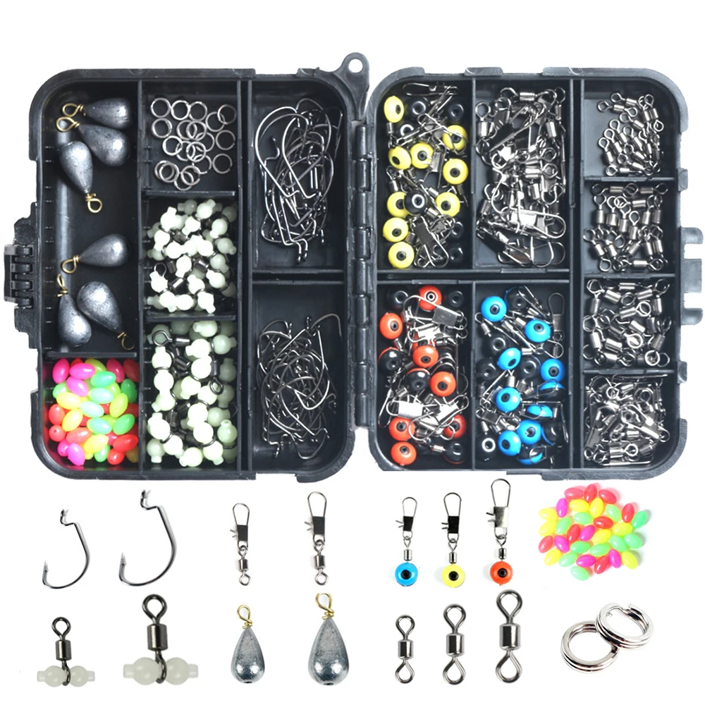 

251Pcs Sea Fishing Rigs Terminal Tackle Kit With Box Fishing Accessories