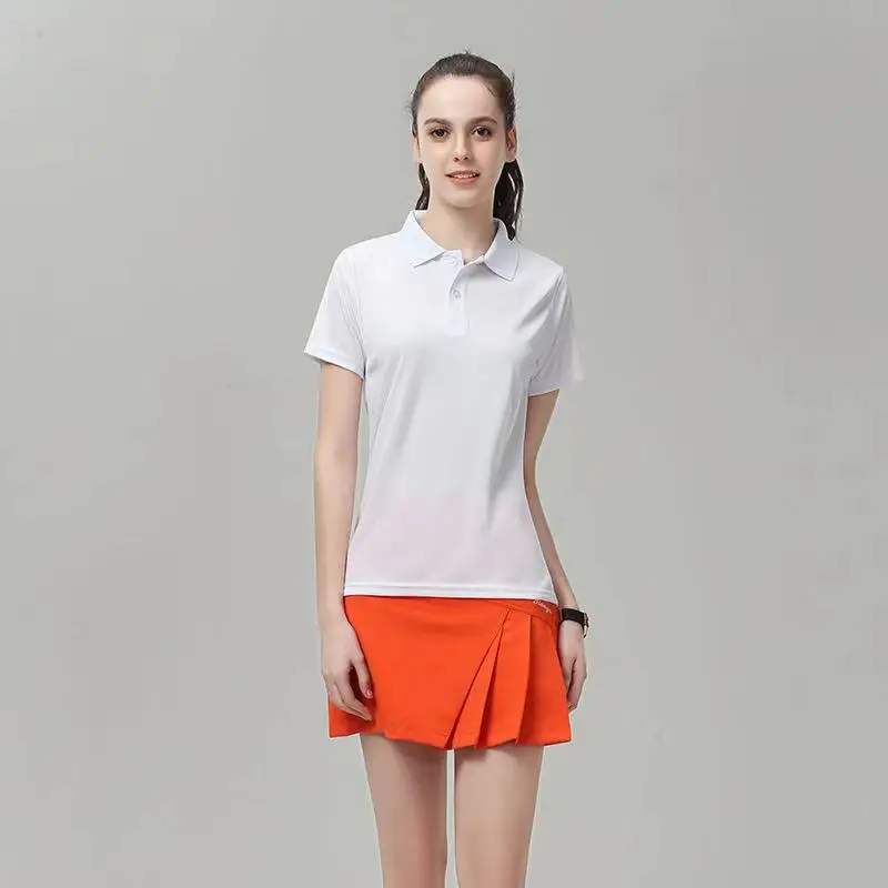 

2021 New Arrival Golf Polo Shirts Custom Logo 100% Polyester Women T Shirt Comfortable Polo Shirt