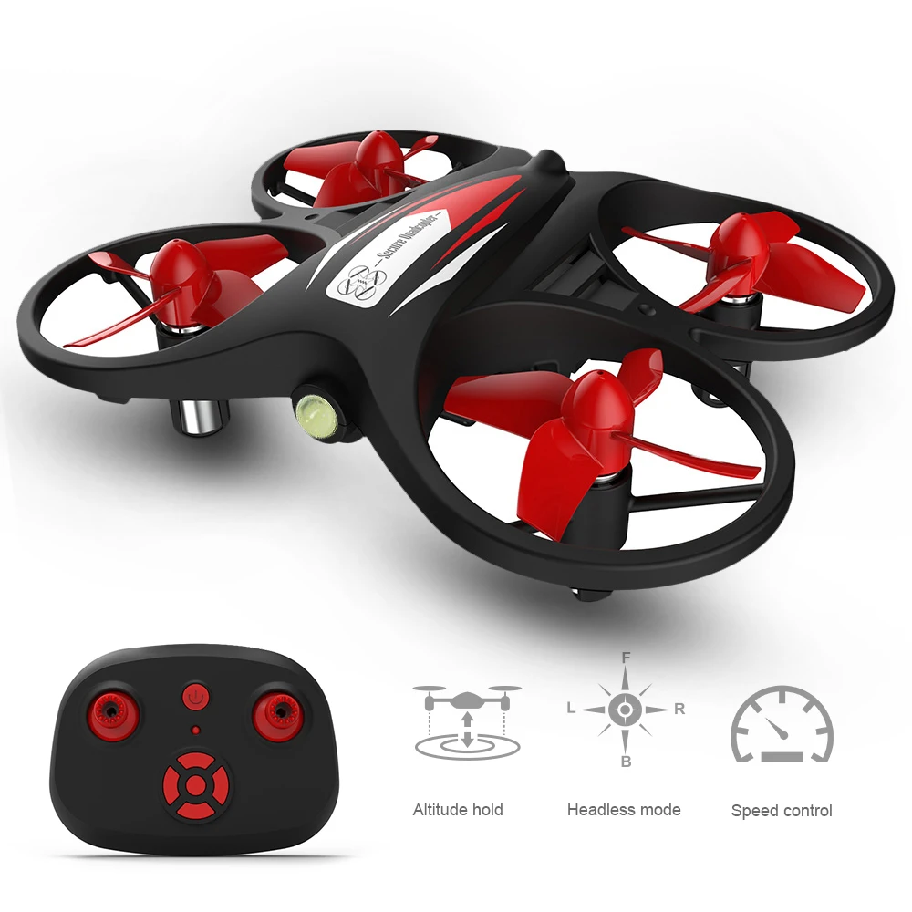 

Hot sale Hoshi KF608 Mini RC Drone With 720P Wifi Camera FPV RC Quadcopter Altitude Hold Christmas Gift For Kids, Black&red