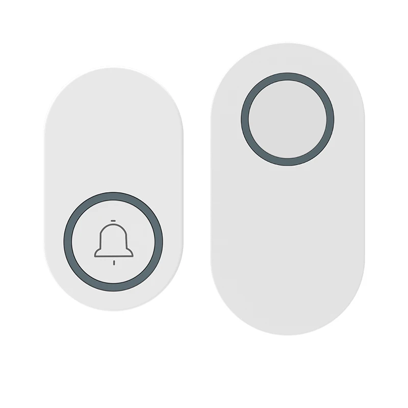 SIXWGH No Battery Required Welcome Doorbell Smart Wireless USB 433MHz Door bell Chime Waterproof  200M Remote EU UK US Plug