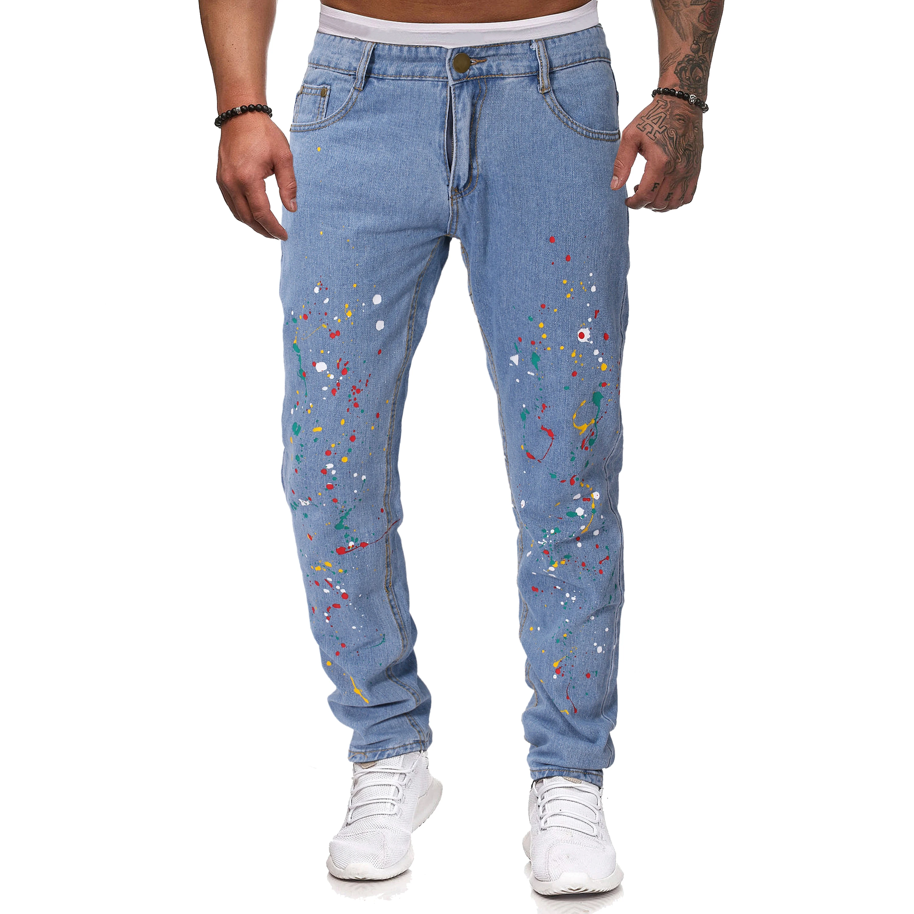 spray paint jeans mens