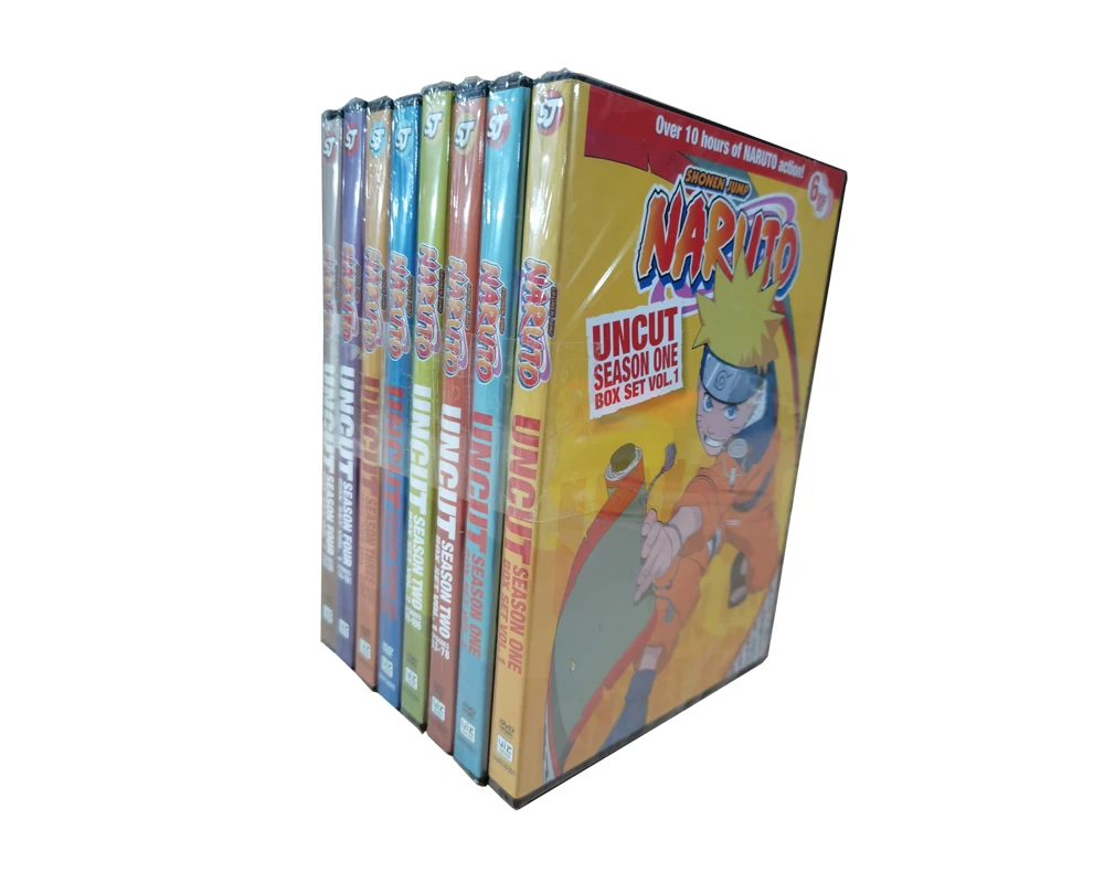 

Narut O Uncut1-8 48DVD complete box set Anime dvds Cartoon DVD Box Sets present collection kids movie factory supply free ship