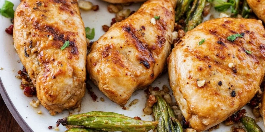 Chicken rubbed with cumin and citrus zest