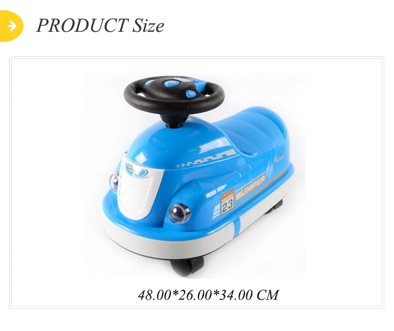 New Product Battery Operated Dodgem Electric Baby Walker Car Shape