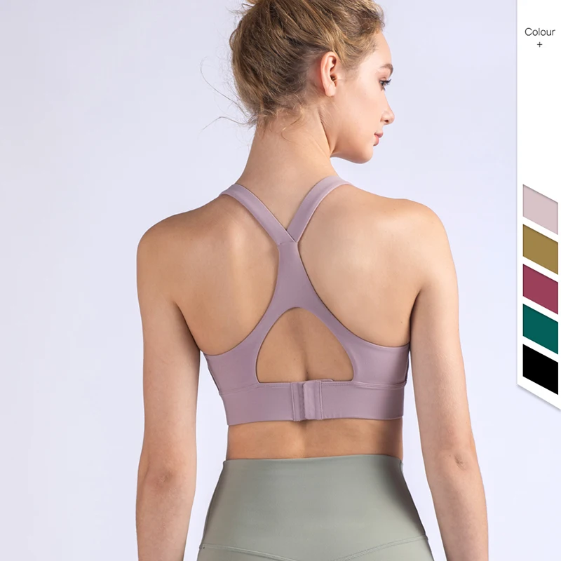 

Factory Sportswear Padded Fitness Running Womens Yoga Sports Bra