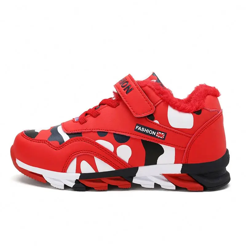 

Hot sale boy plush sports shoes fashion children casual shoes, Optional