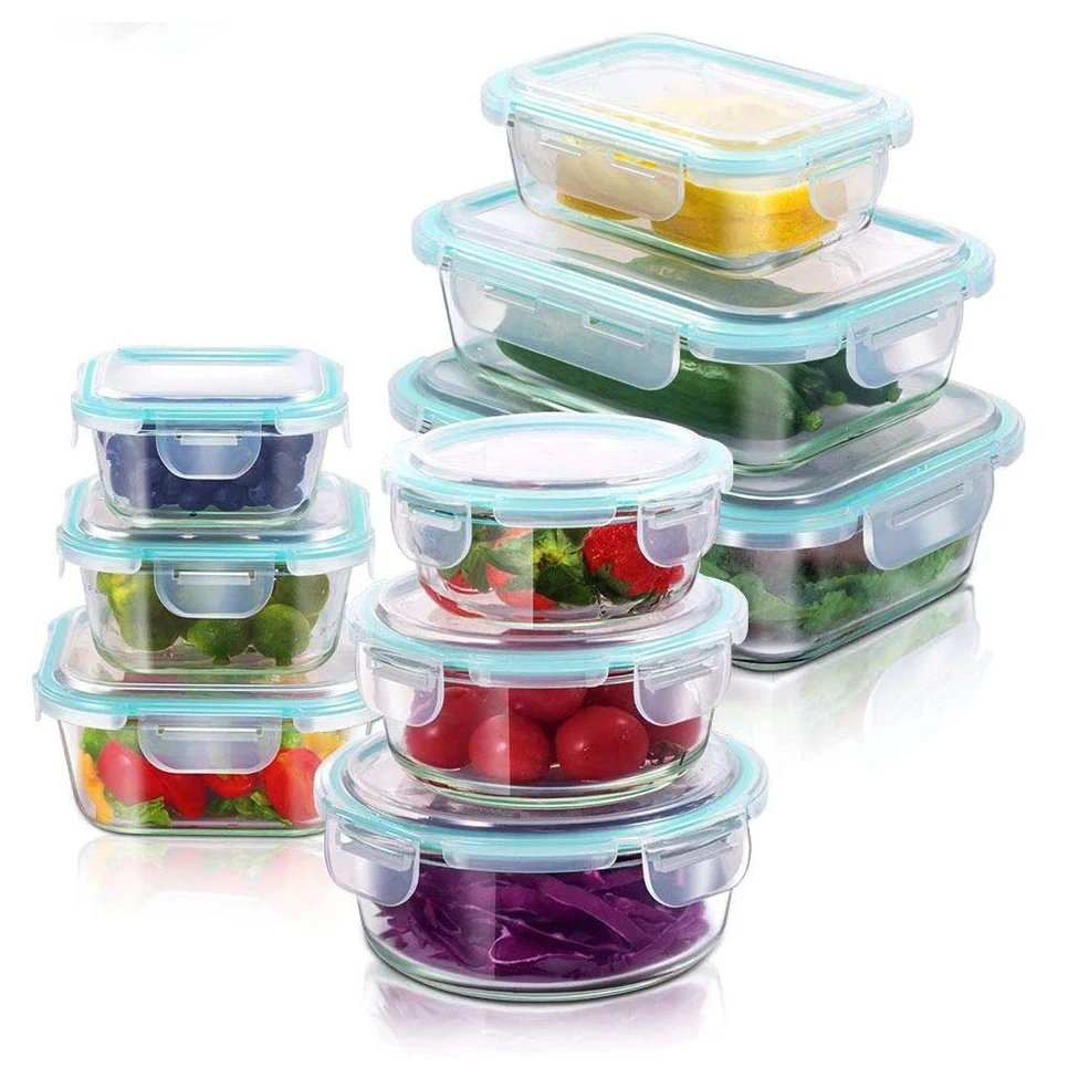 

Professional takeaway glass container storage food kids lunch box bag