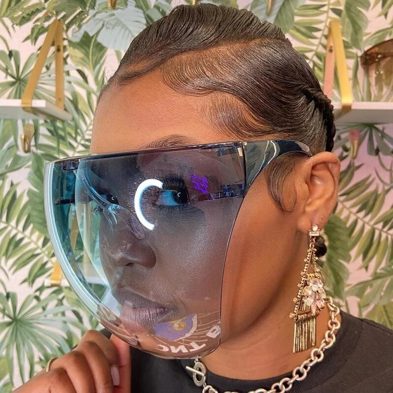 

Protective Sunglasses Face Sheild Anti Fog Sunglass Men Fashionable 2021 Newest Faceshield Glasses Goggles Women, Custom colors