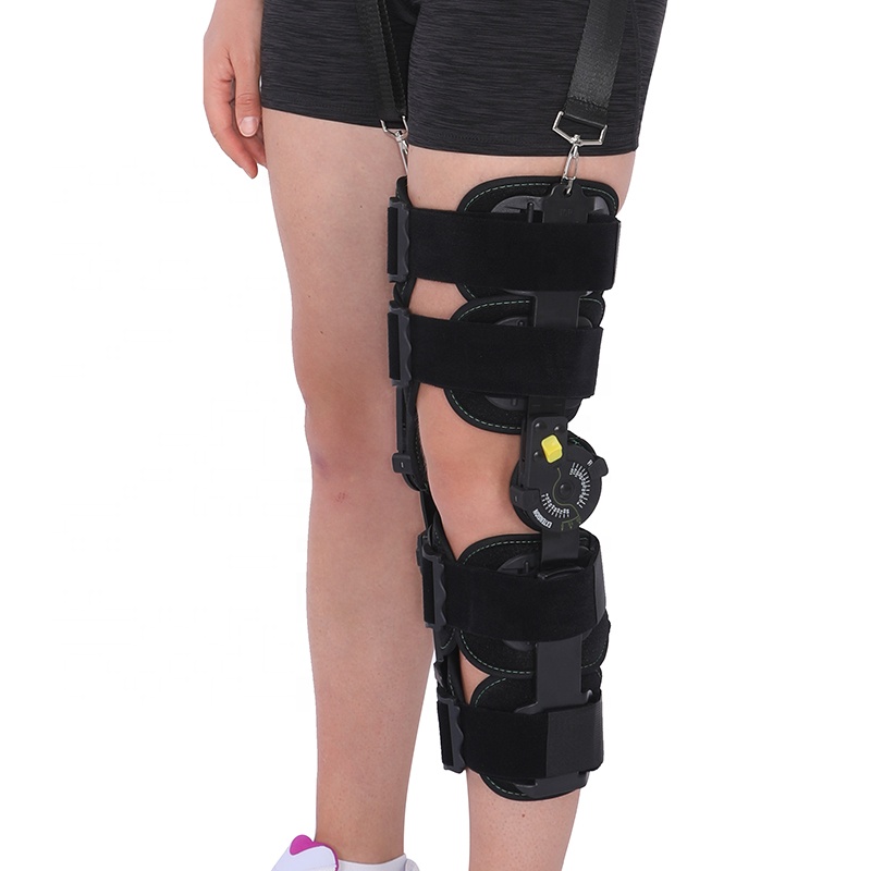 

New different adjustable ROM knee brace, Black