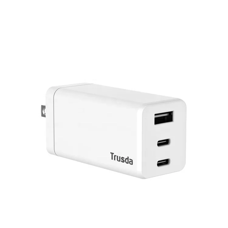 

Wholesale TRUSDA S21 The Best GaN Tech PD 3.0 USA Plug 65W USB C Fast Wall Charger Good For UL FCC Certification